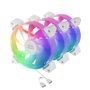 Mars Gaming Kit 3 ventiladores auxiliares ARGB 120mm MF-3A blanco iluminación 360º compatibilidad total